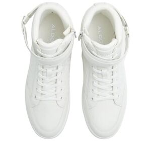 Aldo White Lace-Up Sneakers